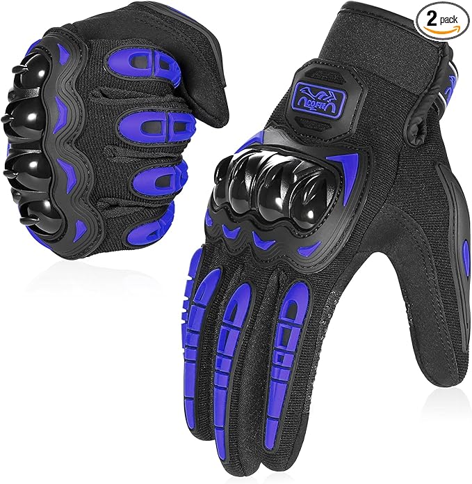 COFIT Motorcycle Gloves Breathable, Touchscreen Motorbike Gloves Anti-slip by COFIT