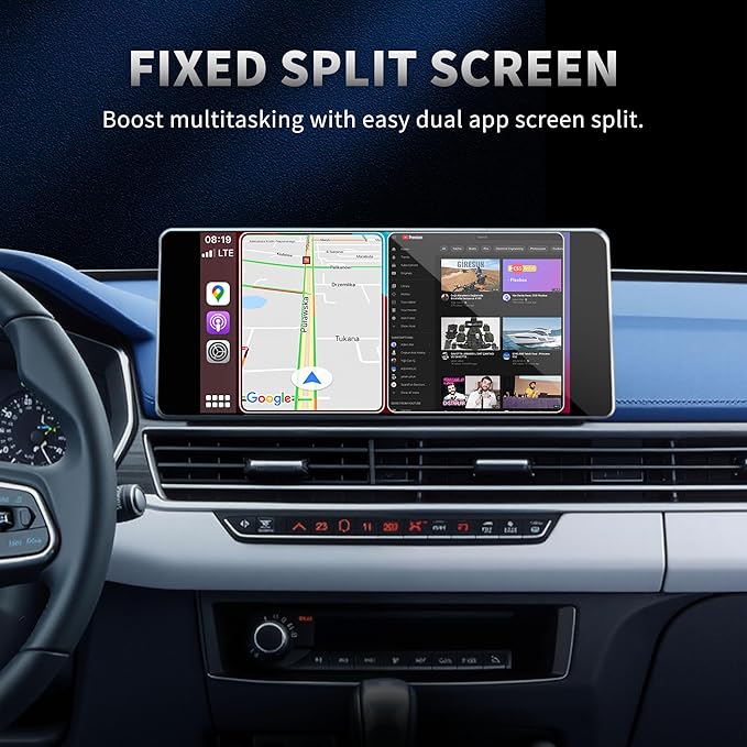 4-in-1 Wireless CarPlay Adapter & Android Auto Wireless Adapter, Stream Netflix - Image 6