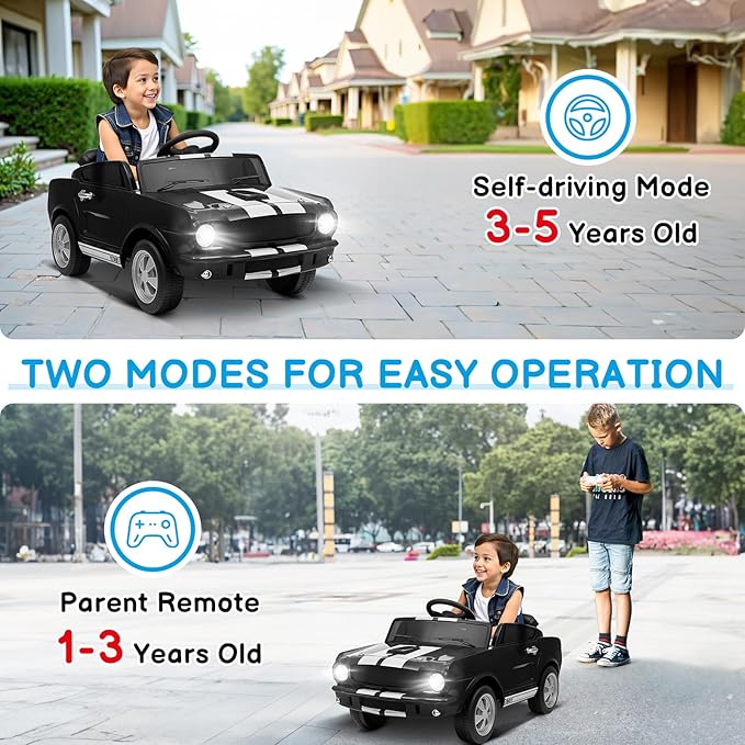 Winado 12V Licensed Shelby Electric Car - Image 3