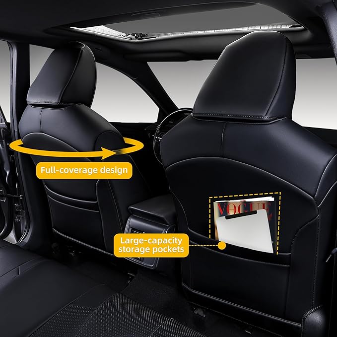 Custom Fit Camry Seat Covers for Toyota Camry LE, SE Nightshade 2018-2024 Full - Image 3