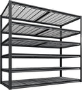 REIBII 3500LBS Garage Shelving, Adjustable Storage Shelves Heavy Duty, 6 Tier by REIBII