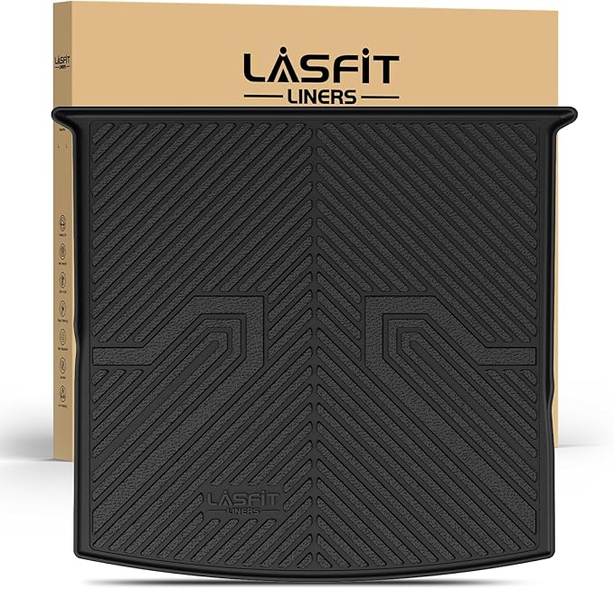 LASFIT Cargo Mat for Volkswagen Tiguan 2018-2024（Fit 5 Seats Not Fit 7 Seats） by LASFIT