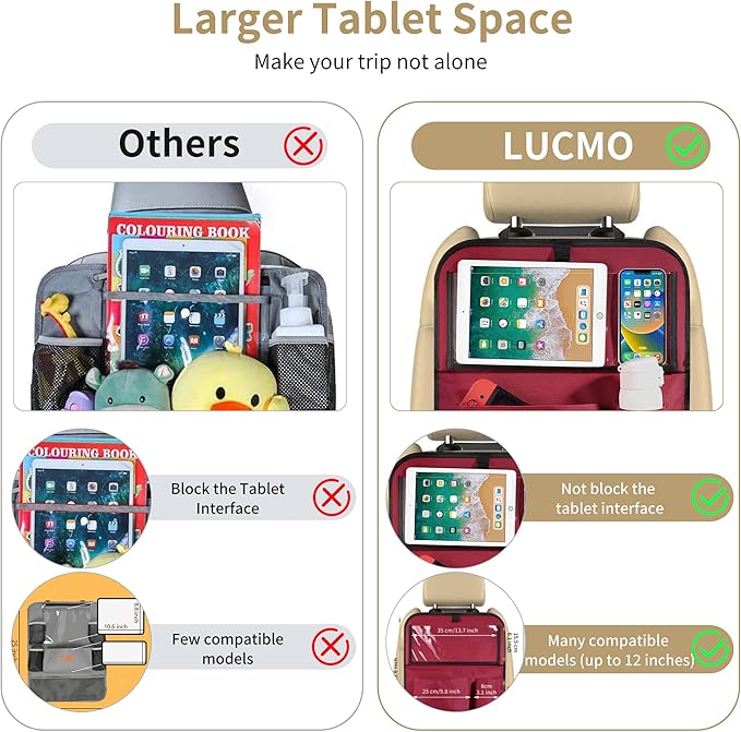 LUCMO Car Backseat Organizer - Image 3