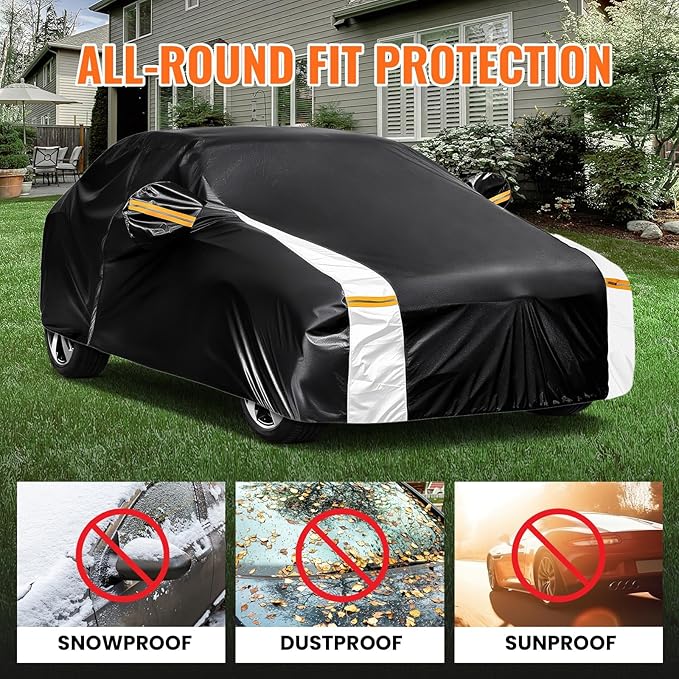 BMW X3 Car Cover 100% Waterproof All Weather, Gift - Image 6