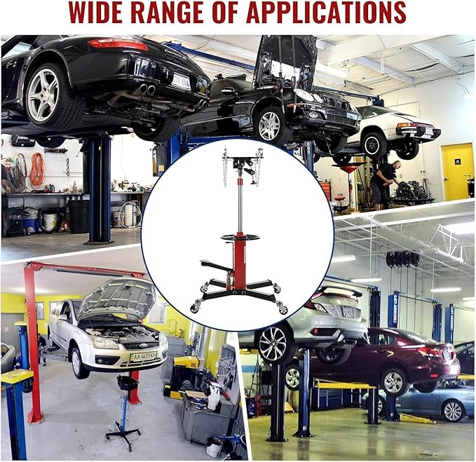 Transmission Jack 1322 LBS Hydraulic Telescoping 2-Stage Lift Jack Stand - Image 7