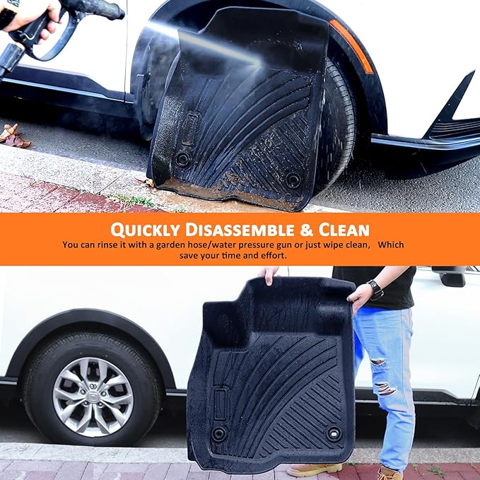 Binmotor-All Weather Floor Mats and Cargo Liner Set - Image 7