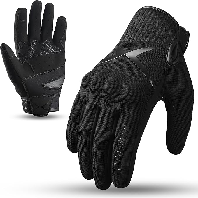 Breathable Motorcycle Gloves for Men by aaasportx