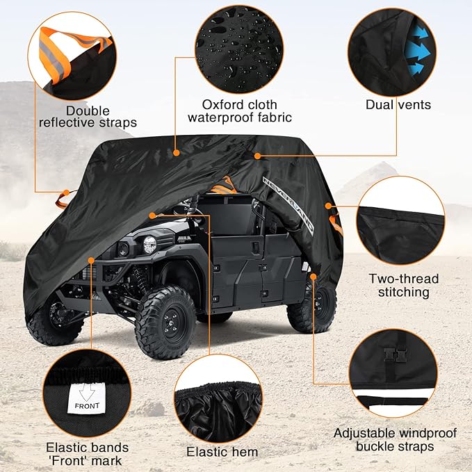 NEVERLAND UTV Cover, All-Weather Protection Side by Side Cover 4-6 Passenger - Image 2