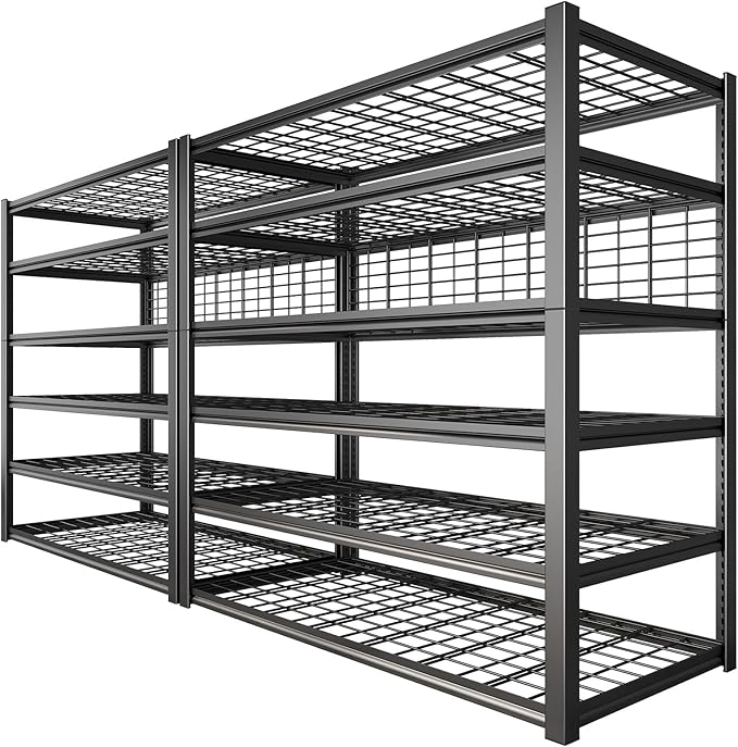 REIBII 84" H Garage Shelving, 6-Tier Storage Shelves Heavy Duty Loads 3500LBS by REIBII