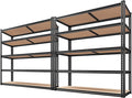 REIBII 2500LBS Garage Shelving Heavy Duty 72''H Storage Shelves 40" W Heavy by REIBII