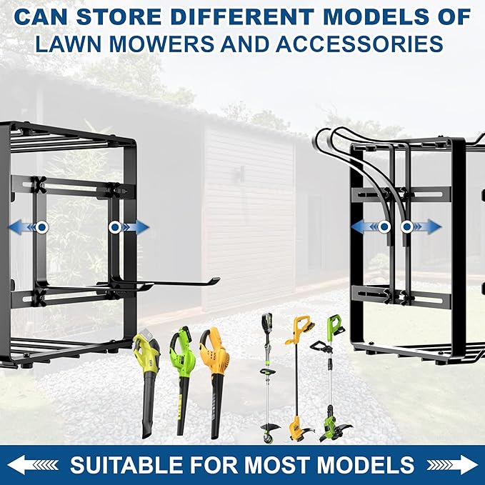 Pugala Universal Storage Rack for Leaf Blower, Weed Eater, and Power Tools – - Image 5
