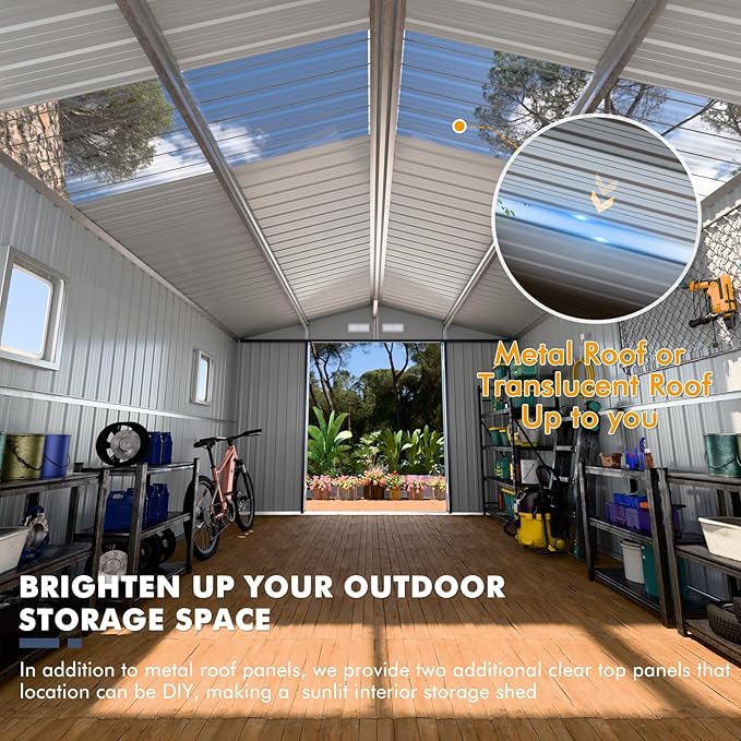 Metal Shed 10x10x7 FT, Enhance Your Space - Image 3