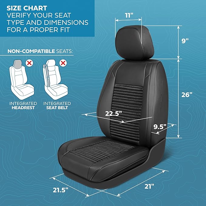 Elite Edition Faux Leather & All Weather Wicker Seat Covers - Image 5