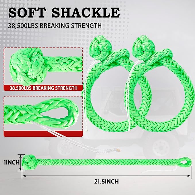 Kinetic Recovery Tow Rope Heavy Duty Offroad Snatch Strap - Image 3