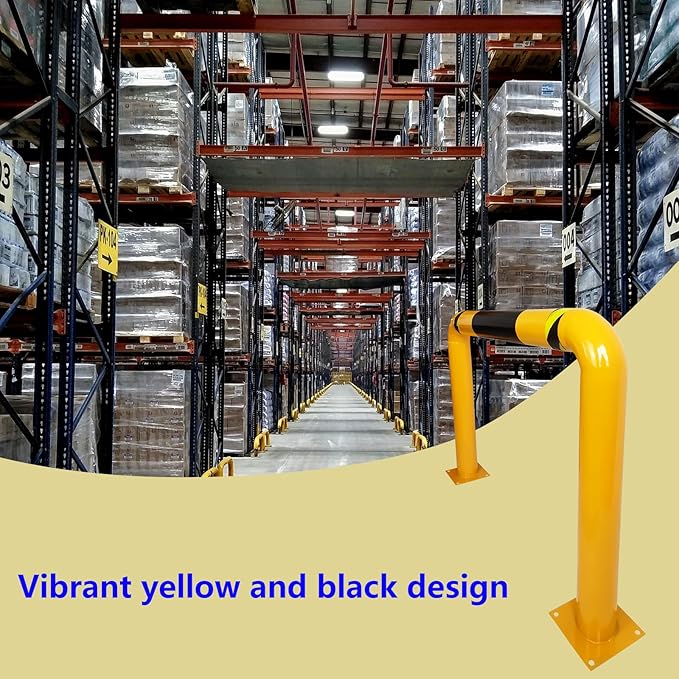 51.2"x 35.4" Hollow Machine Safety Vehicle Industrial Guard Barrier Bollard - Image 5