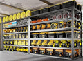 6 Tier Garage Shelving Heavy Duty, Commercial Metal Shelves by PMKES