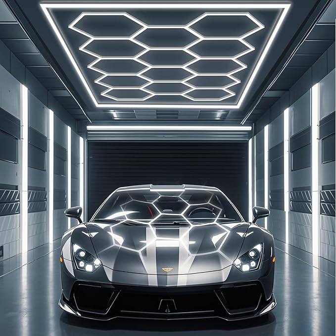 tewei Hexagon LED Garage Lights by TeweiBrand