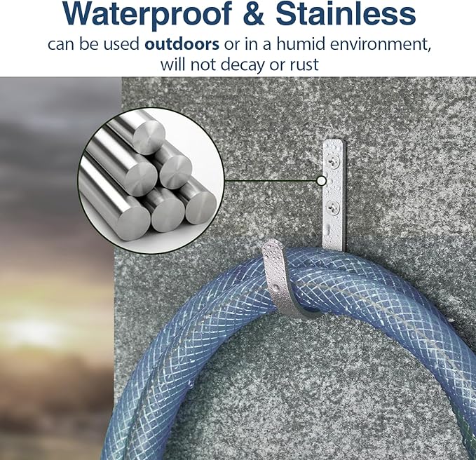 10-Pack Wall Hooks for Hanging Towel/Coat - 22LB Screw in Metal Hanger Wall - Image 5