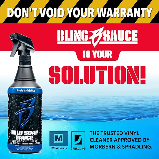 Boat Bling Mild Soap Sauce Premium Upholstery Cleaner, - Image 8