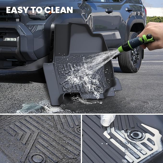 LASFIT Floor Mats for Toyota 4Runner 2025 5 Seats, All Weather TPE Custom Fit - Image 6