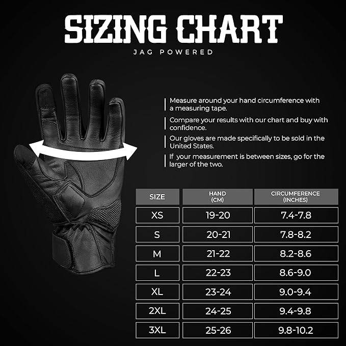 J.A.G. Motorcycle Gloves - Image 7