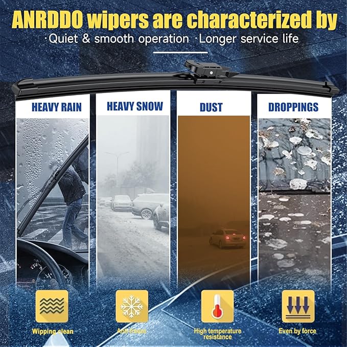 3 wipers Factory for Mercedes-Benz ML-Class 2006-2011 W164 ML320 ML350 ML550 - Image 3