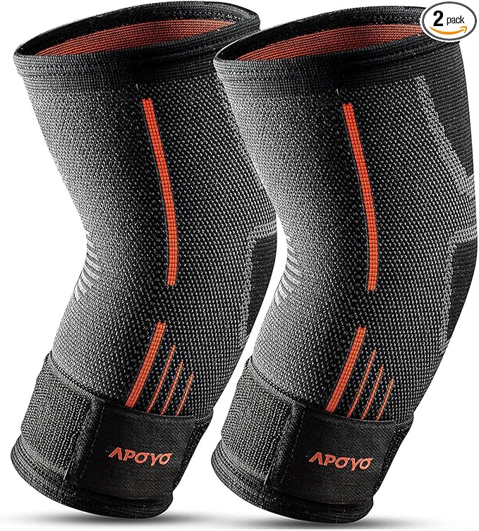 APOYO Elbow Brace for Tendonitis and Tennis Elbow, Compression Sleeve for by APOYO