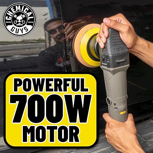 Chemical Guys BUF612 TORQX Random Orbital Polisher, One-Step Scratch & Swirl - Image 3