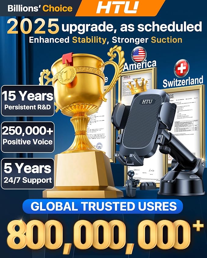 2025 Ultimate Car Phone Holder【80+LBS Strongest Suction & Military-Grade】 - Image 2
