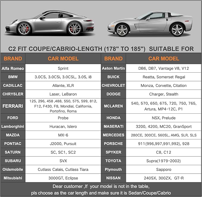 Kayme 7 Layers Coupe/Sedan Car Cover Waterproof All Weather - Image 6