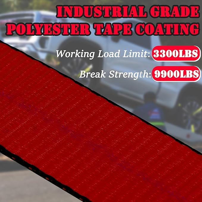 4 Pack Car Tie Down Straps for Trailers - Image 5