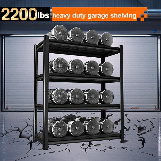 Garage Storage Shelves Heavy Duty, 48”W Garage Shelving and Storage Rack - Image 6