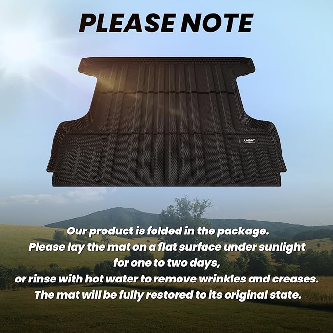 LASFIT Bed Mat for Toyota Tundra 2007-2021 Truck Bed Mat All Weather 5.5 FT Bed - Image 8