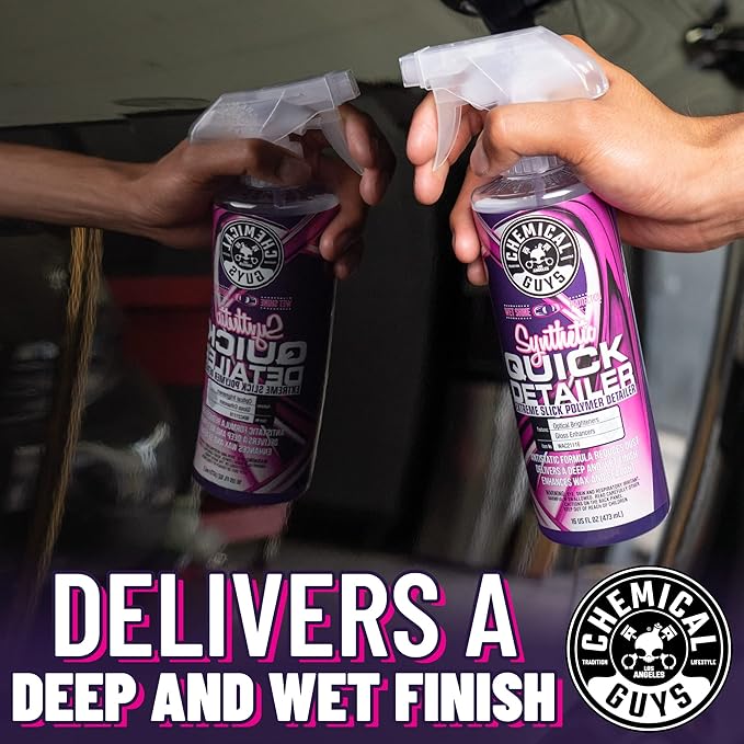 Chemical Guys WAC211 Synthetic Quick Detailer, Extreme Slick Polymer Detailer - Image 3