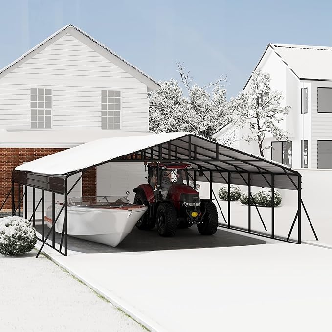 20' x 30' Heavy Duty Metal Carport by LuyFuitre