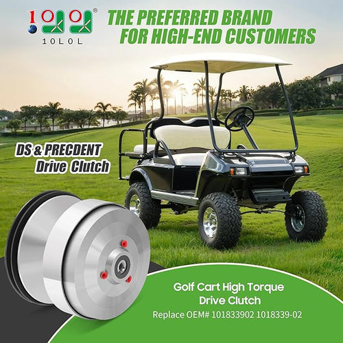 10L0L Golf Cart Drive Clutch for Club Car DS & Precedent | Compatible - Image 2