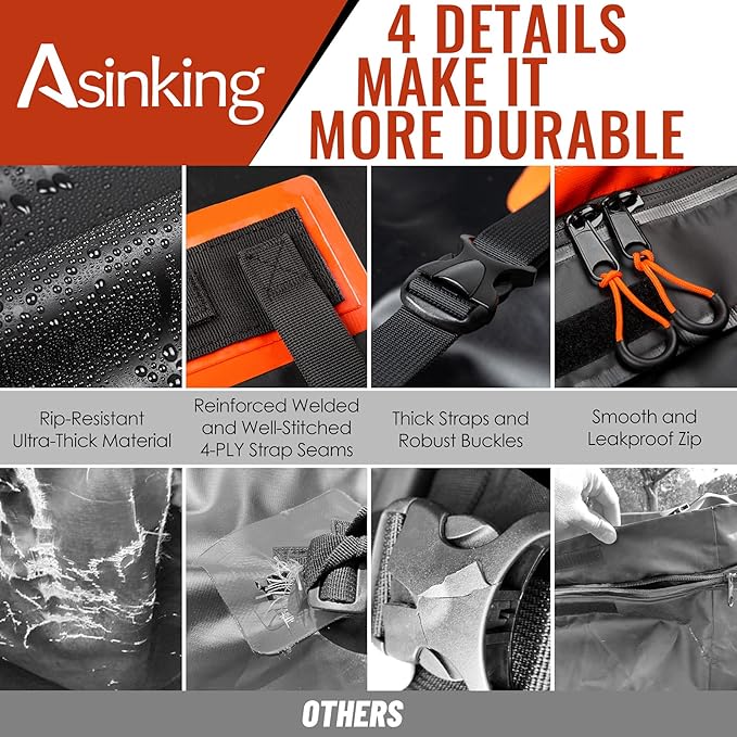 Car Rooftop Cargo Carrier Bag, 15 Cubic Feet Waterproof Heavy Duty 840D Car - Image 6