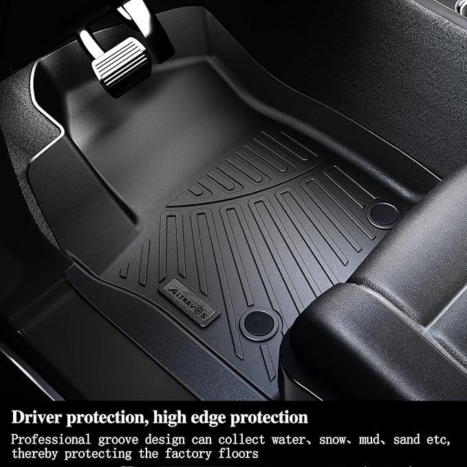 Floor Mat with Trunk Mat for 2025 Nissan Murano with Velcro Backrest Mat TPE - Image 3