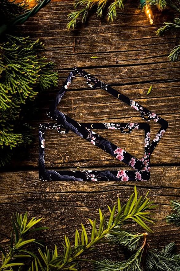 Watercolor Cherry Blossom License Plate Frames - Image 7
