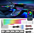 WEBUPAR Dreamcolor Acrylic Interior Car Lights - 18 in 1 RGB LED Strip Lights by WEBUPAR