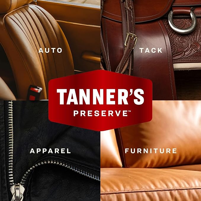 Tanner's Preserve Leather Conditioner, Rejuvinates & Restores Finished Leather - Image 2