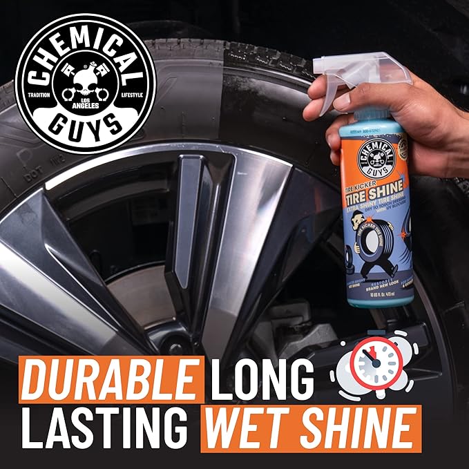 Chemical Guys Tire Kicker Sprayable Extra Glossy Tire Shine Safe - Image 9