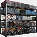 65" W Garage Shelving Heavy Duty, Adjustable 5 Tier Metal Shelves, Commercial by PMKES