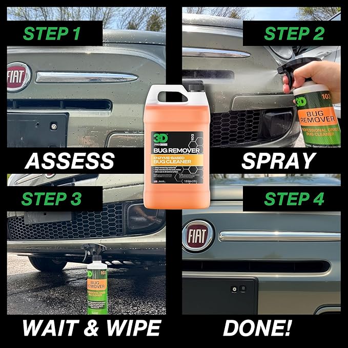 3D Bug Remover - All Purpose Exterior Cleaner & Degreaser to Wipe Away Bugs on - Image 2