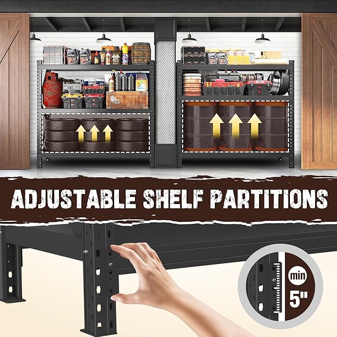 Heavy Duty Garage Shelving Unit - Image 7