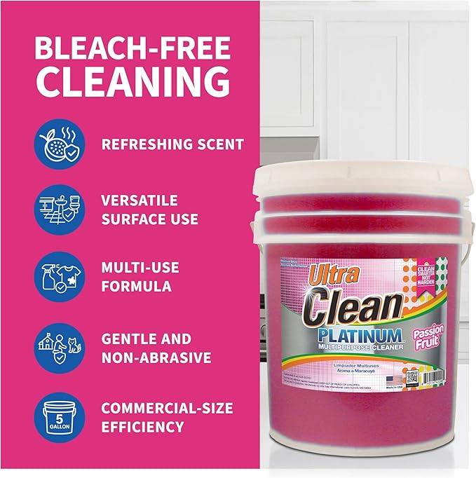 Ultra Clean Platinum Multipurpose Cleaner, Non-Abrasive and Bleach-Free - Image 3
