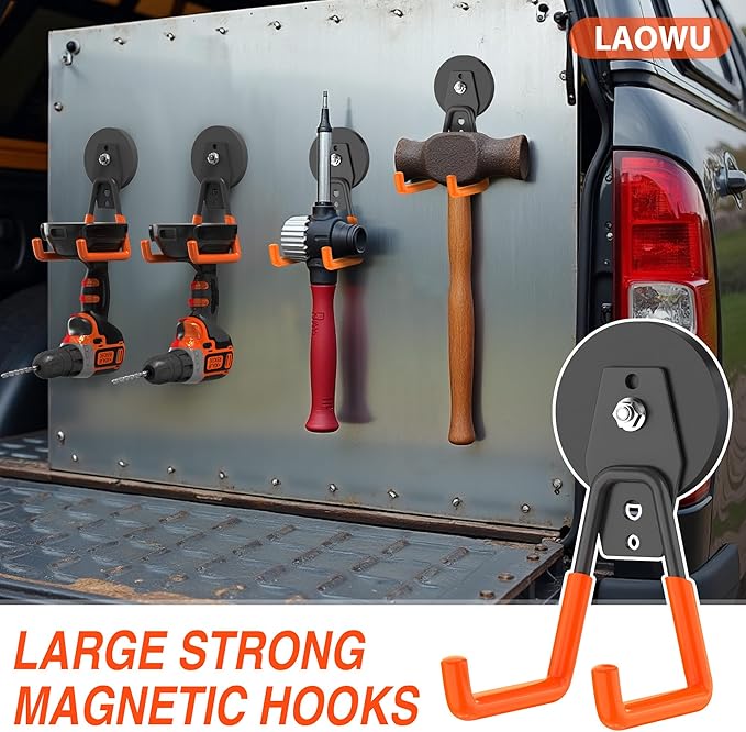 3Pcs Large Magnetic Hooks Heavy Duty - Image 4