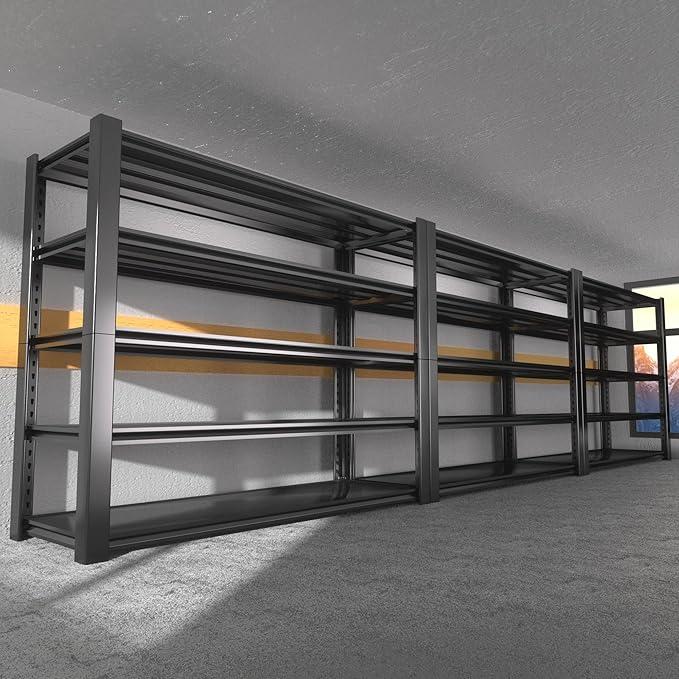 3000LBS Heavy Duty Garage Shelving Units and Storage, 5 Adjustable Levels by WOZBUD