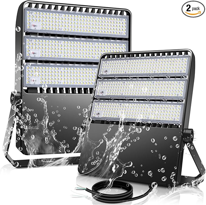 360W LED Stadium Lights Ultra-Brightness 50800 Lumen 5000K Daylight Outdoor by TOMOURD