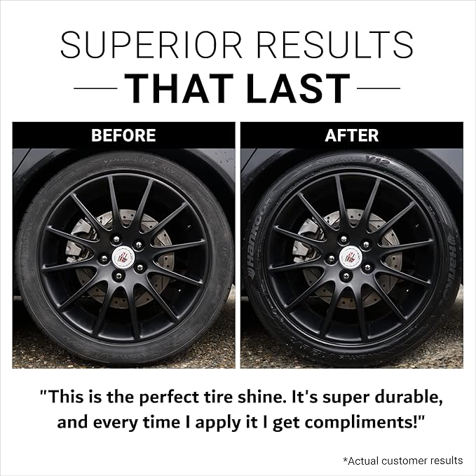 CAR GUYS Tire Shine Spray | The Perfect Shine | Durable and User Friendly Tire - Image 4